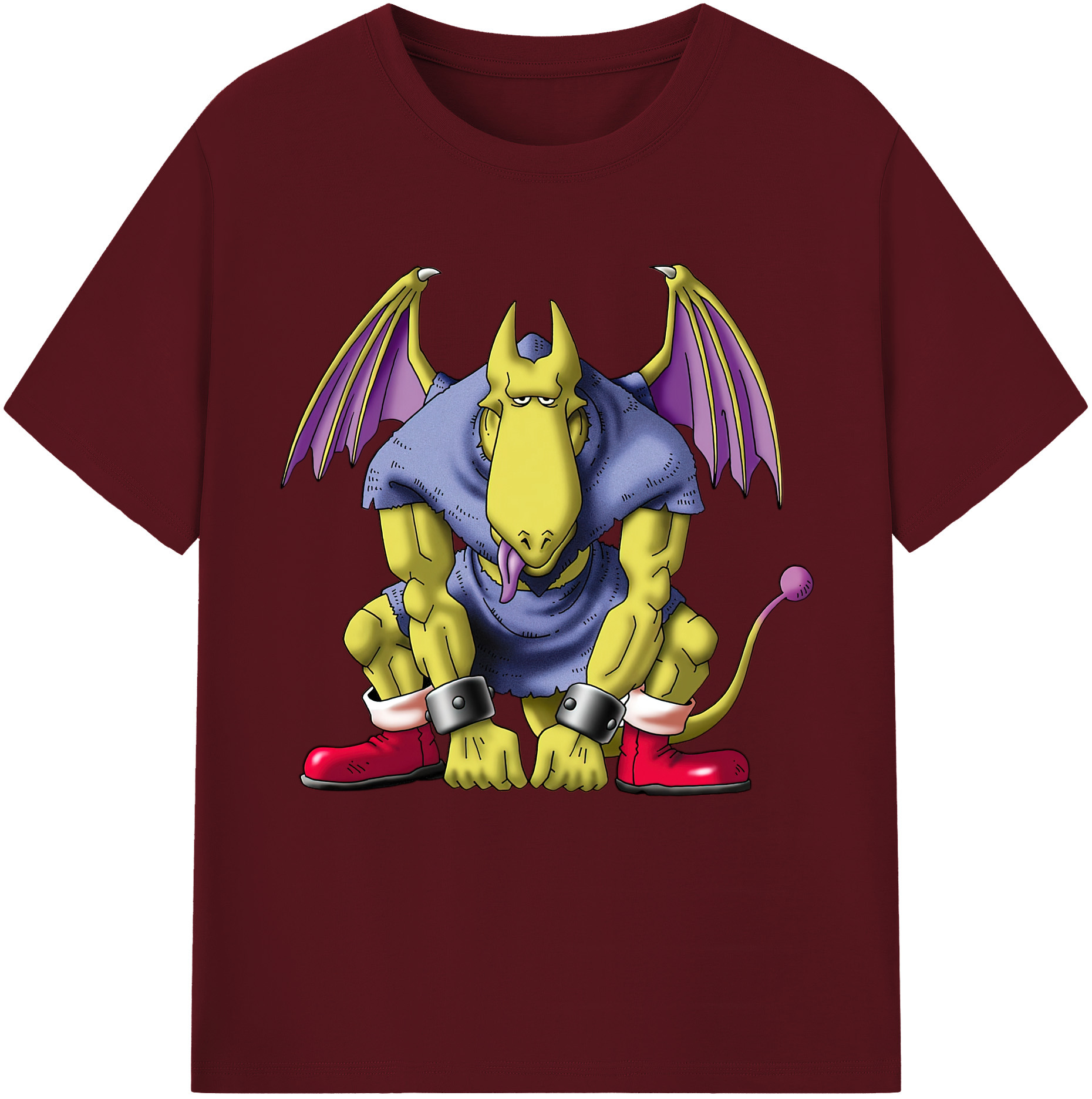 （画像用） ドラゴンクエスト Doragon Kuesuto Dragon Quest 綿100％半袖Tシャツ（フロントプリント）